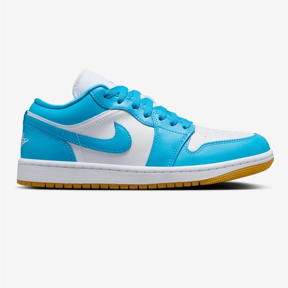 Jordan Shoes - Jordan Retro 1 White/Dark Powder Blue/Brown Women’s size 9 NEW!!!